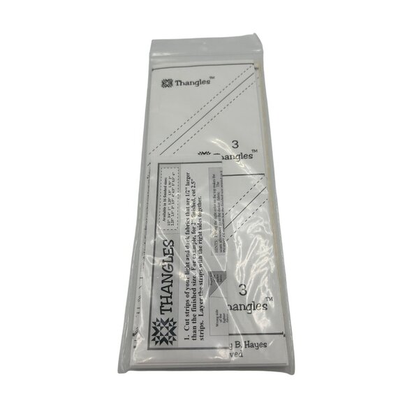 Thangles Quilt Template Paper 3" Finished Size Makes 200 HST No More - Picture 2 of 2